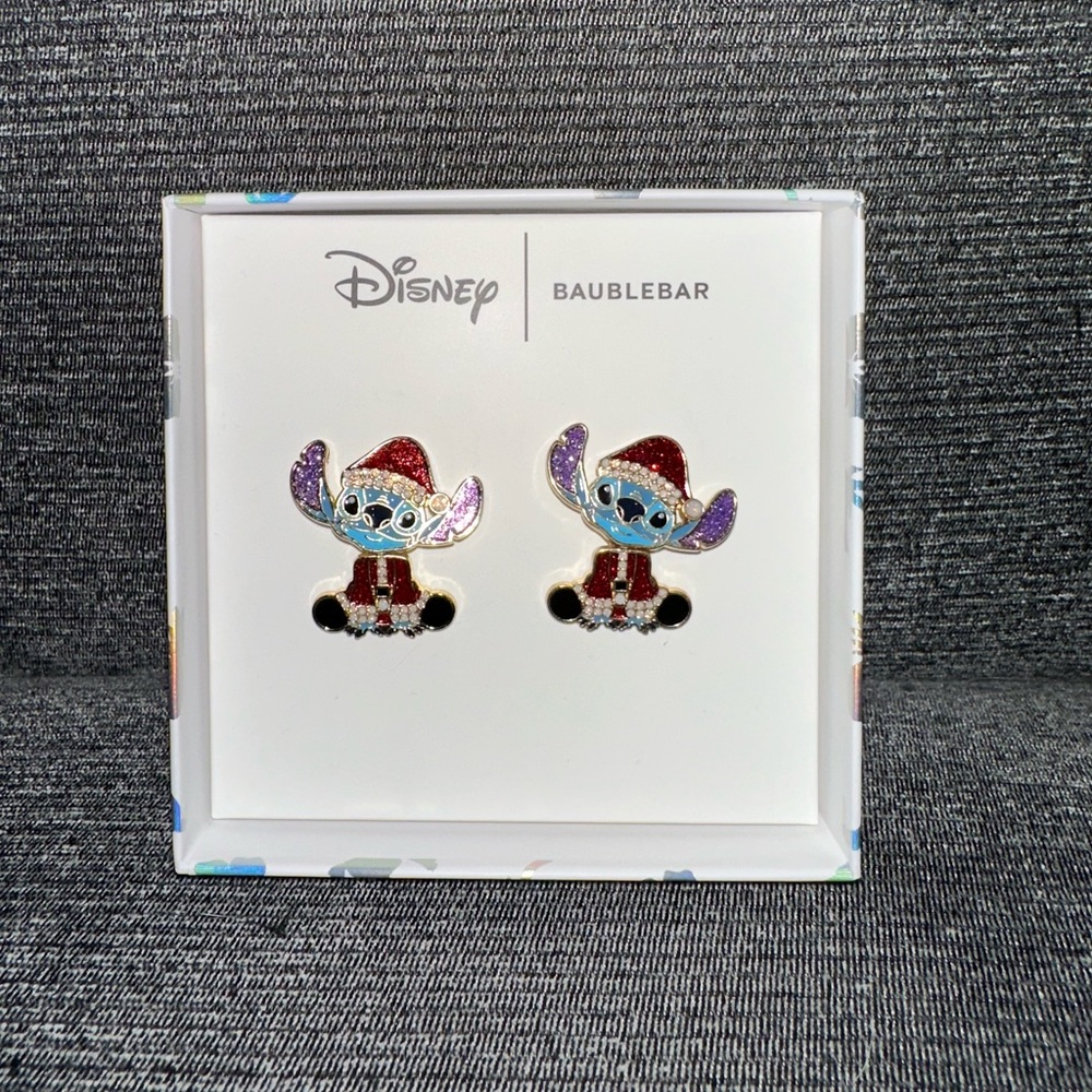 ✨🆕 Disney Stitch Christmas Baublebar Earrings